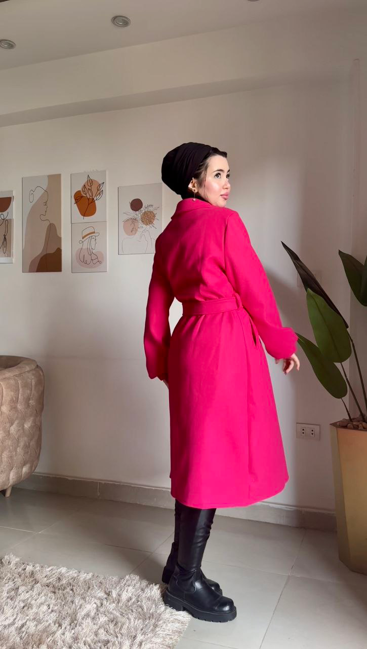 Winter Coat hot pink