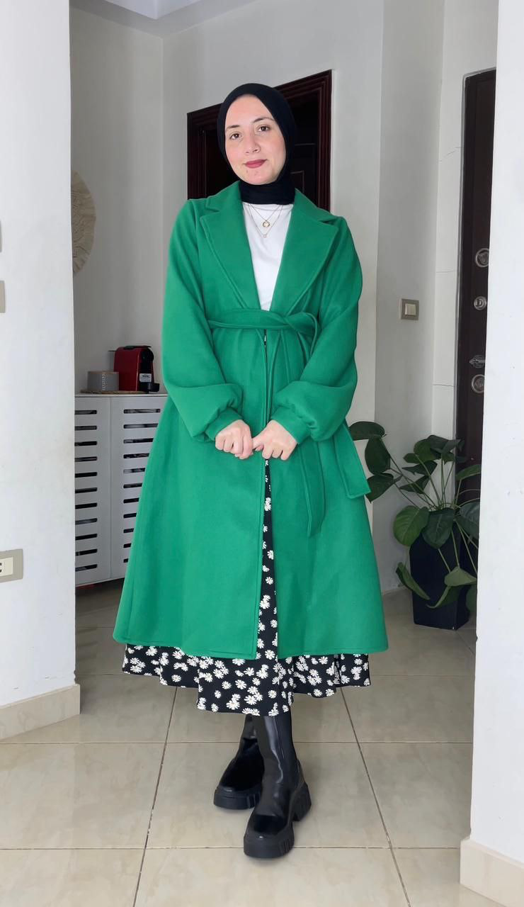 Winter Coat - جاكيت جوخ مستورد Green