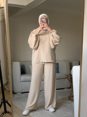 University Set🥱 Beige