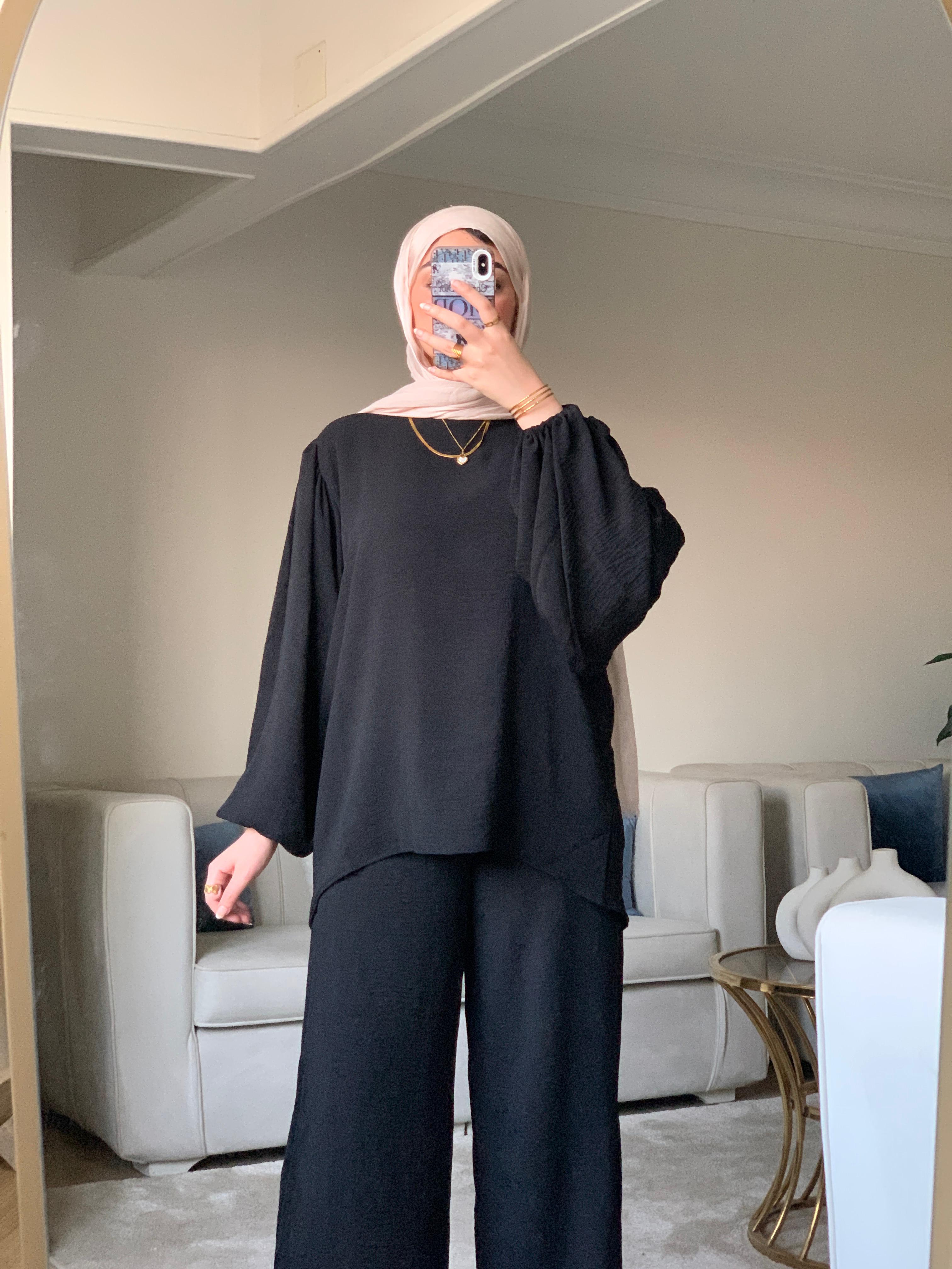 University Set🥱 Black