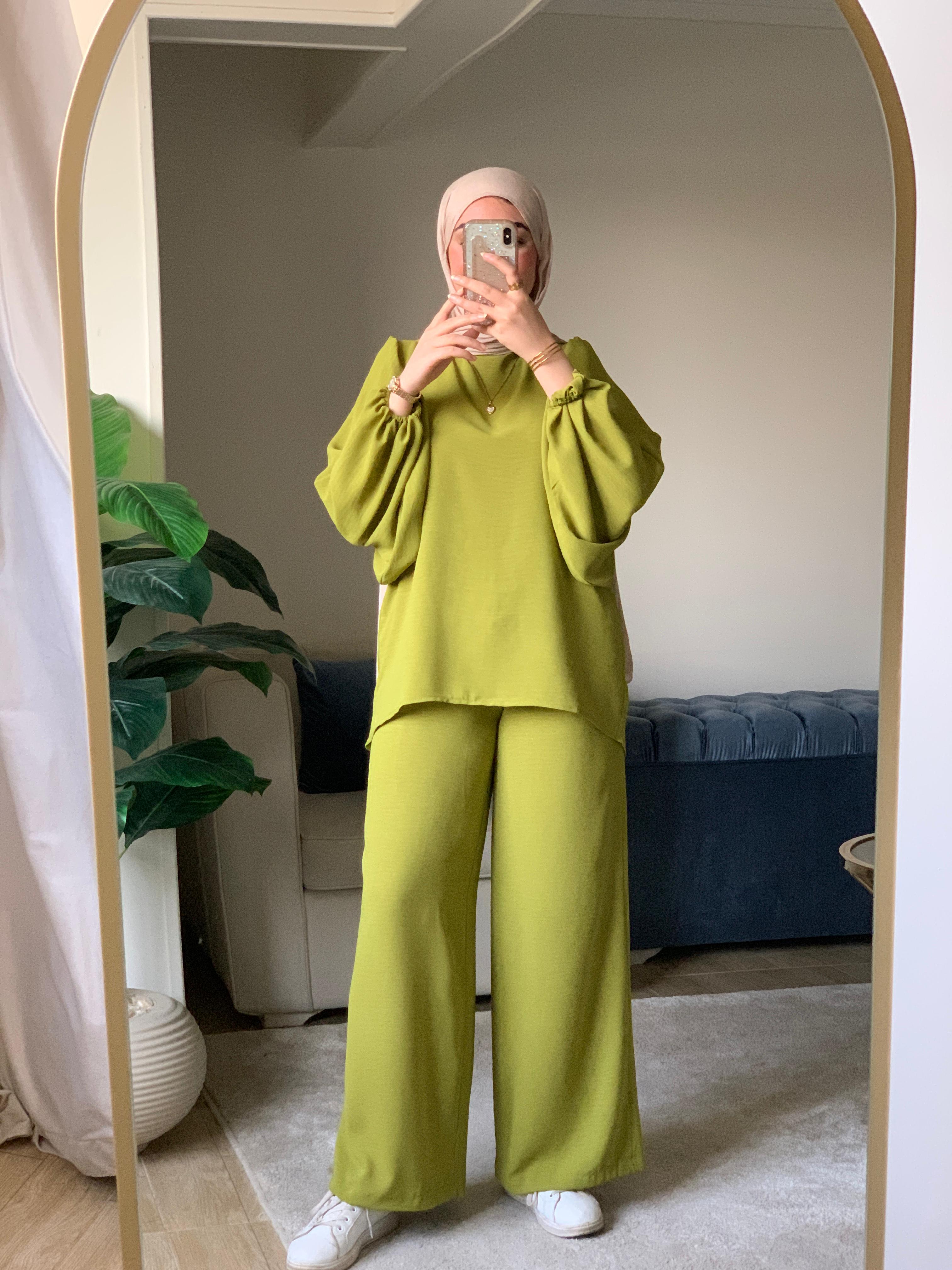 University Set🥱 Lemon green