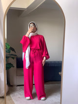 University Set🥱 Hot pink