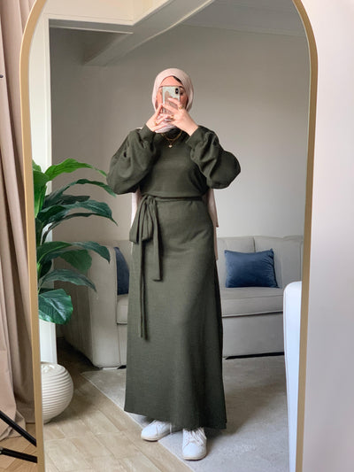 Winter Dress olive