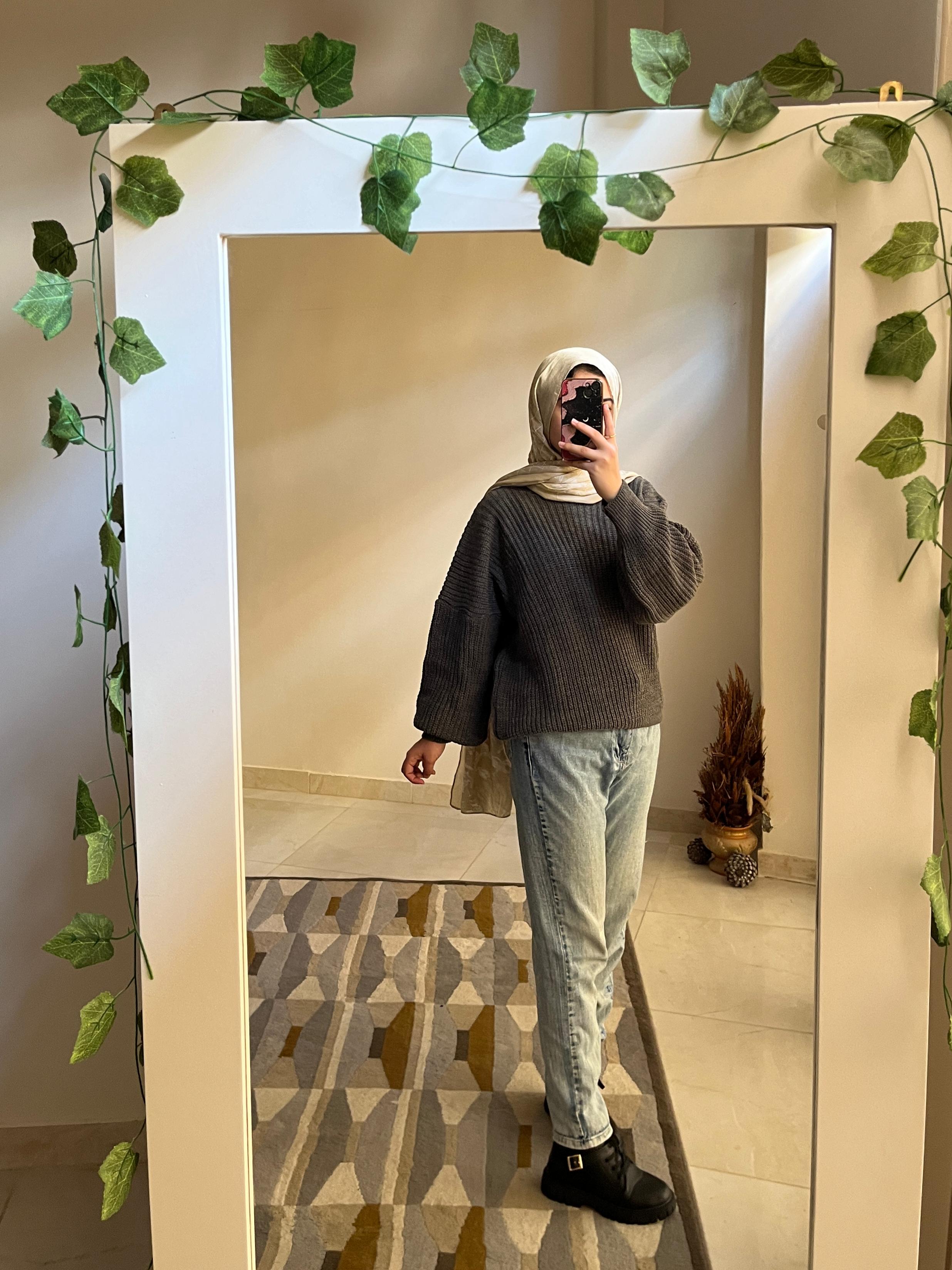 Tricot pullover Gray