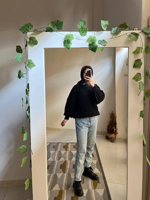 Tricot pullover Black