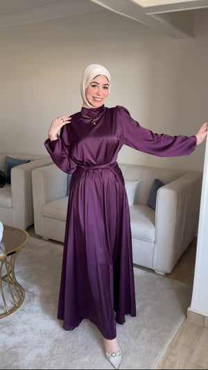 Soirée Dress - فستان سوارية Purple large