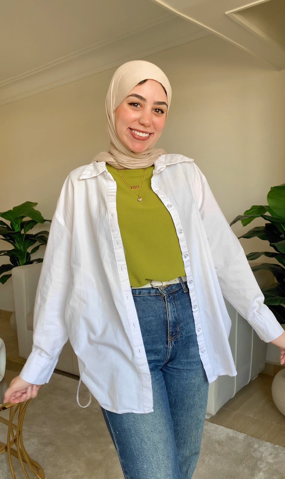 Basic Top🎁 Lemon green