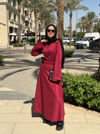 Wrap suit Burgundy