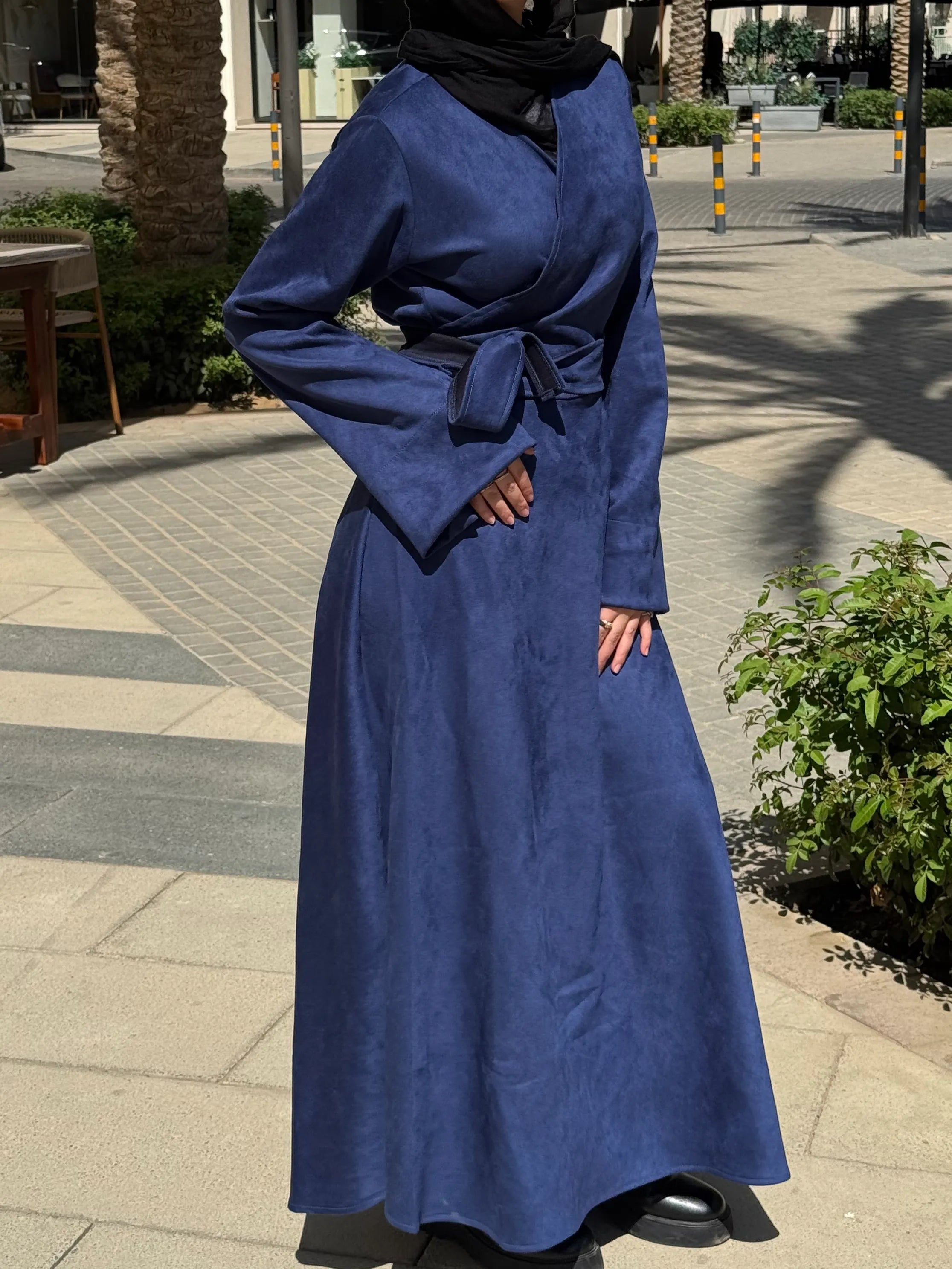 Wrap suit Navy