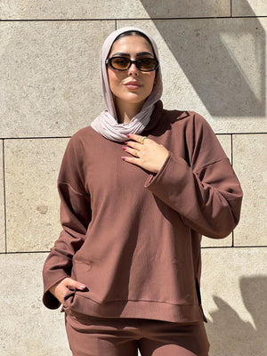 winter suit Brown