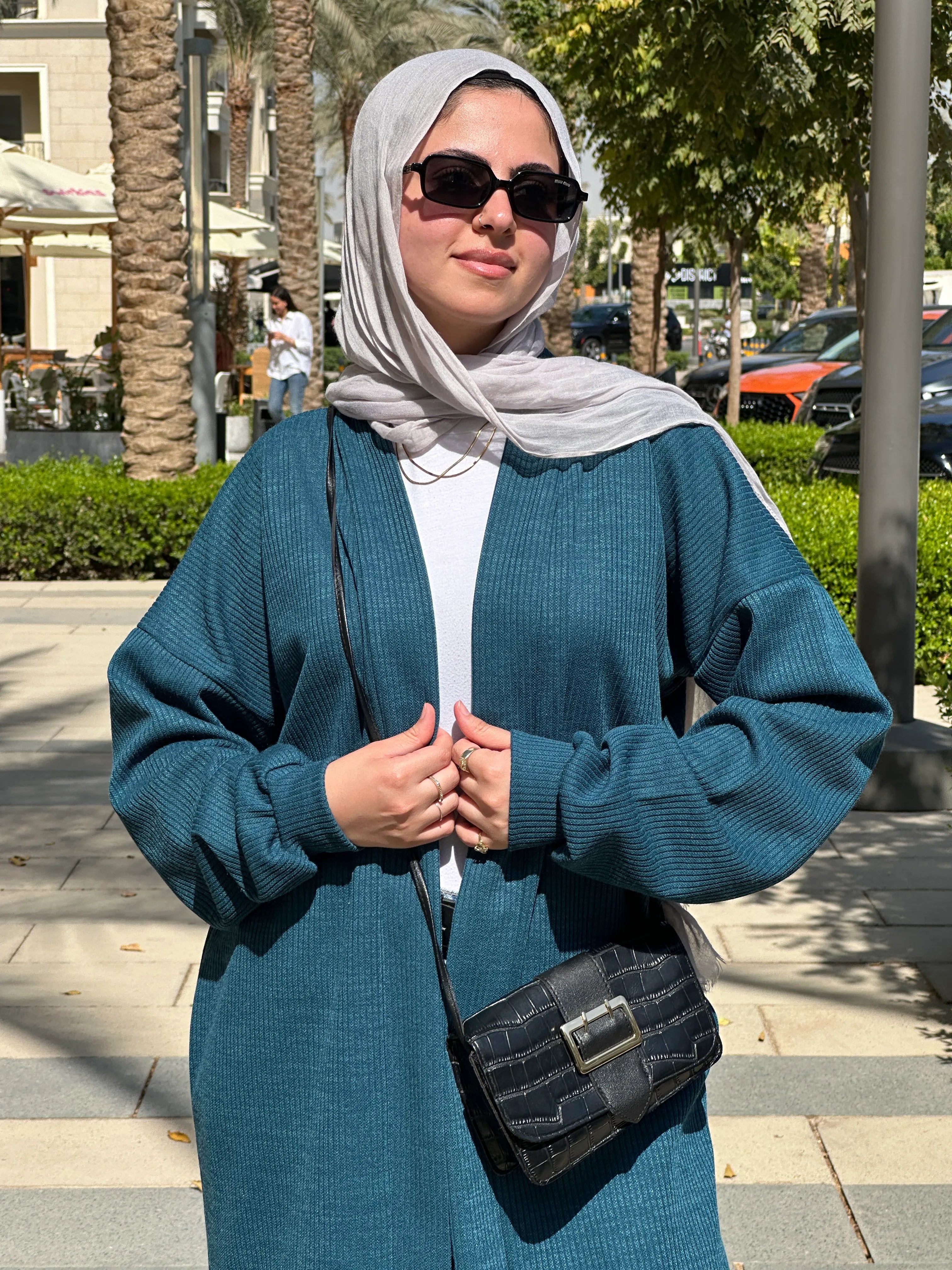 Winter Cardigan Petrol