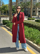 Flow Coat Burgendy