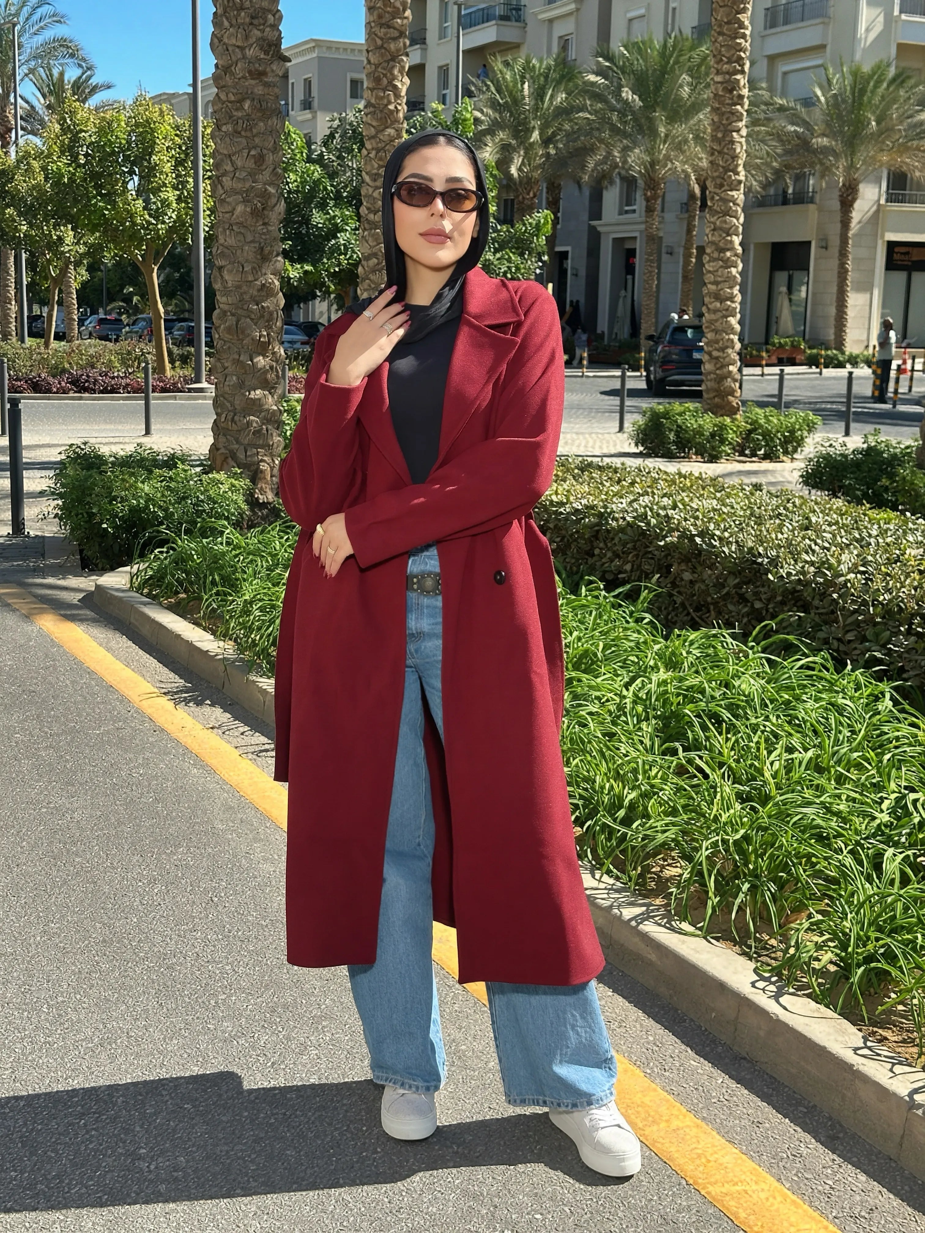 Flow Coat Burgundy