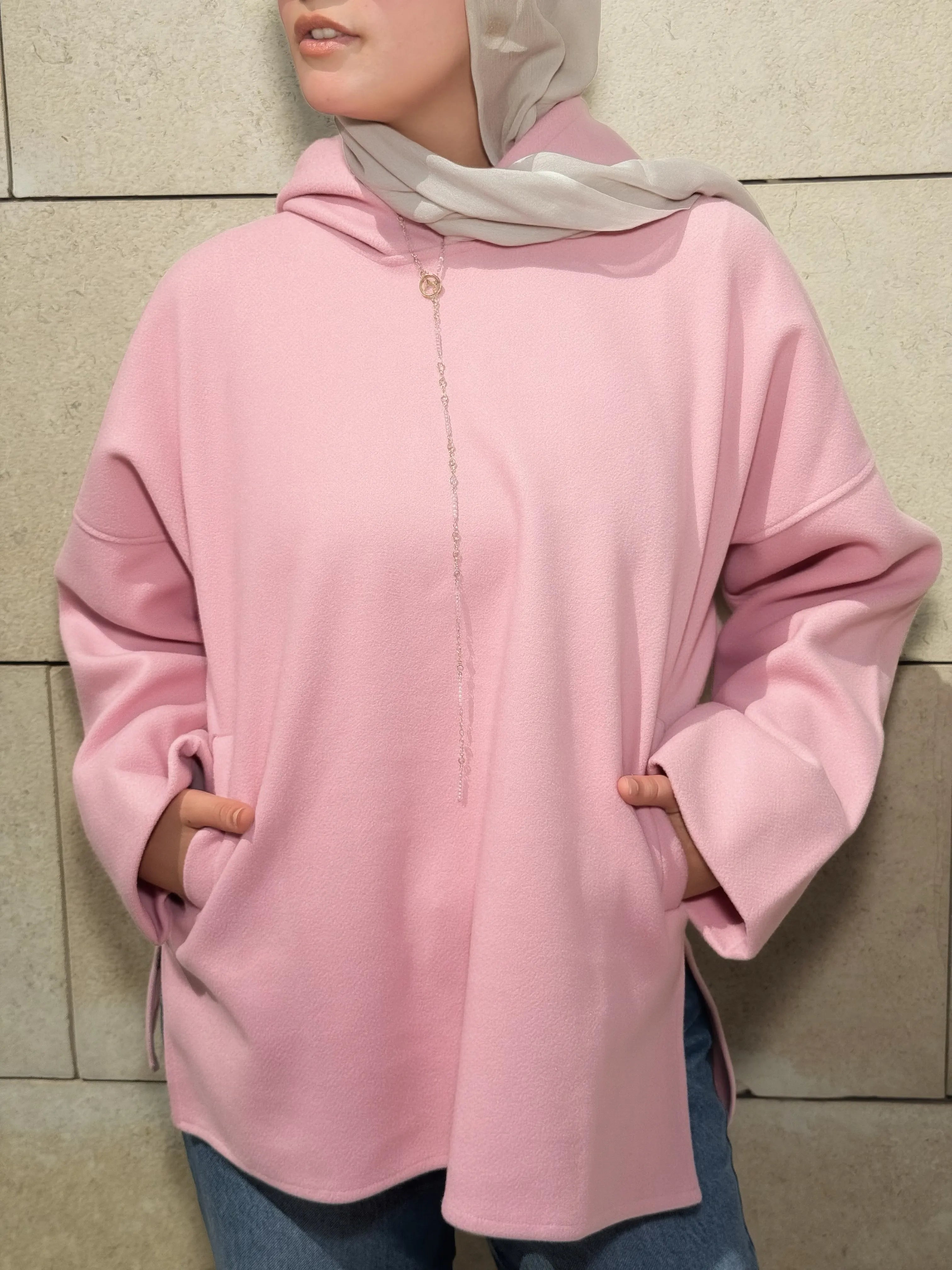 Ease Hoodie Pink