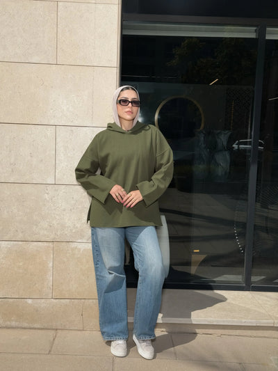 Ease Hoodie Olive