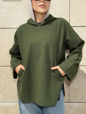Ease Hoodie Olive