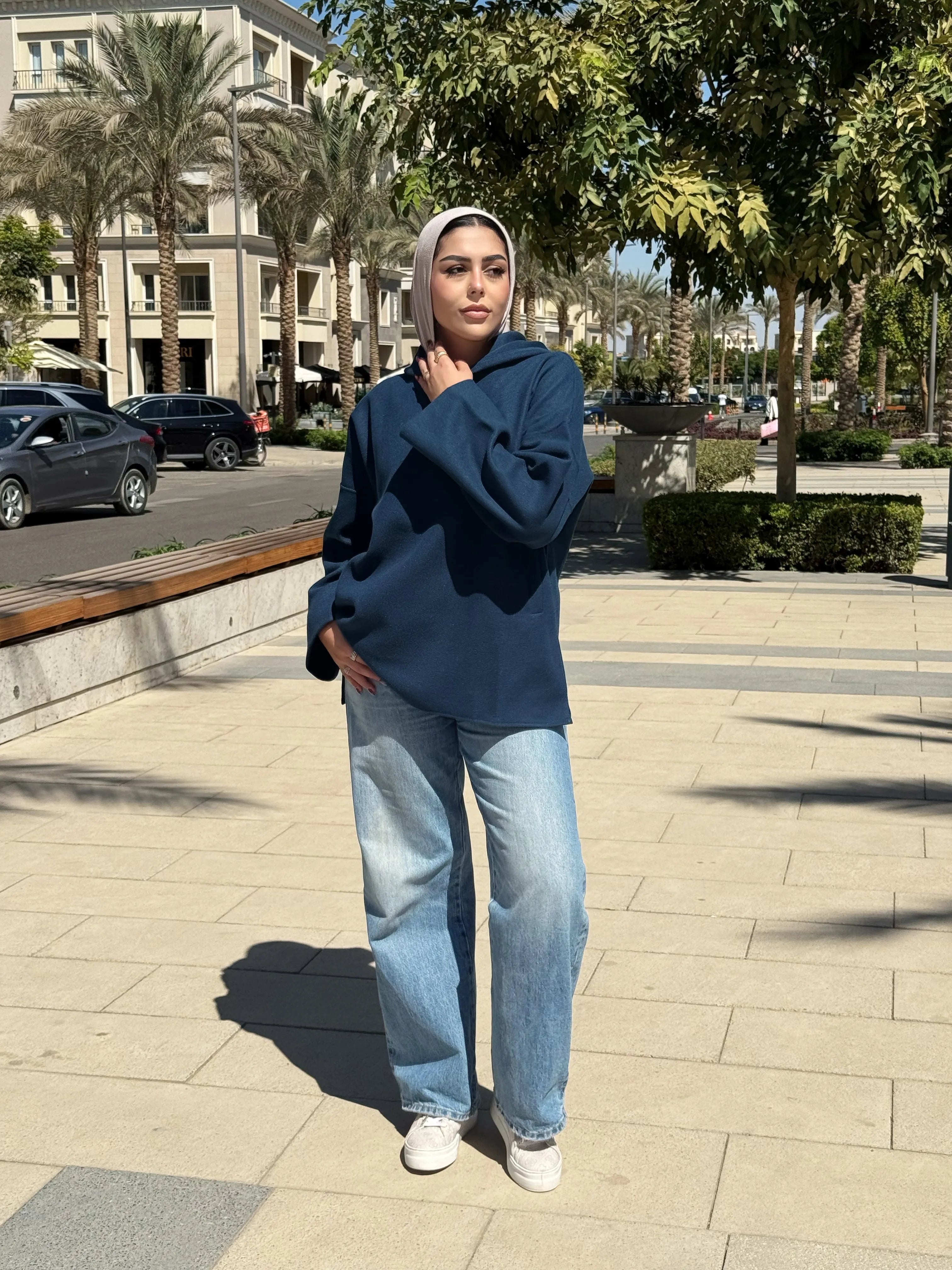 Ease Hoodie Petrol