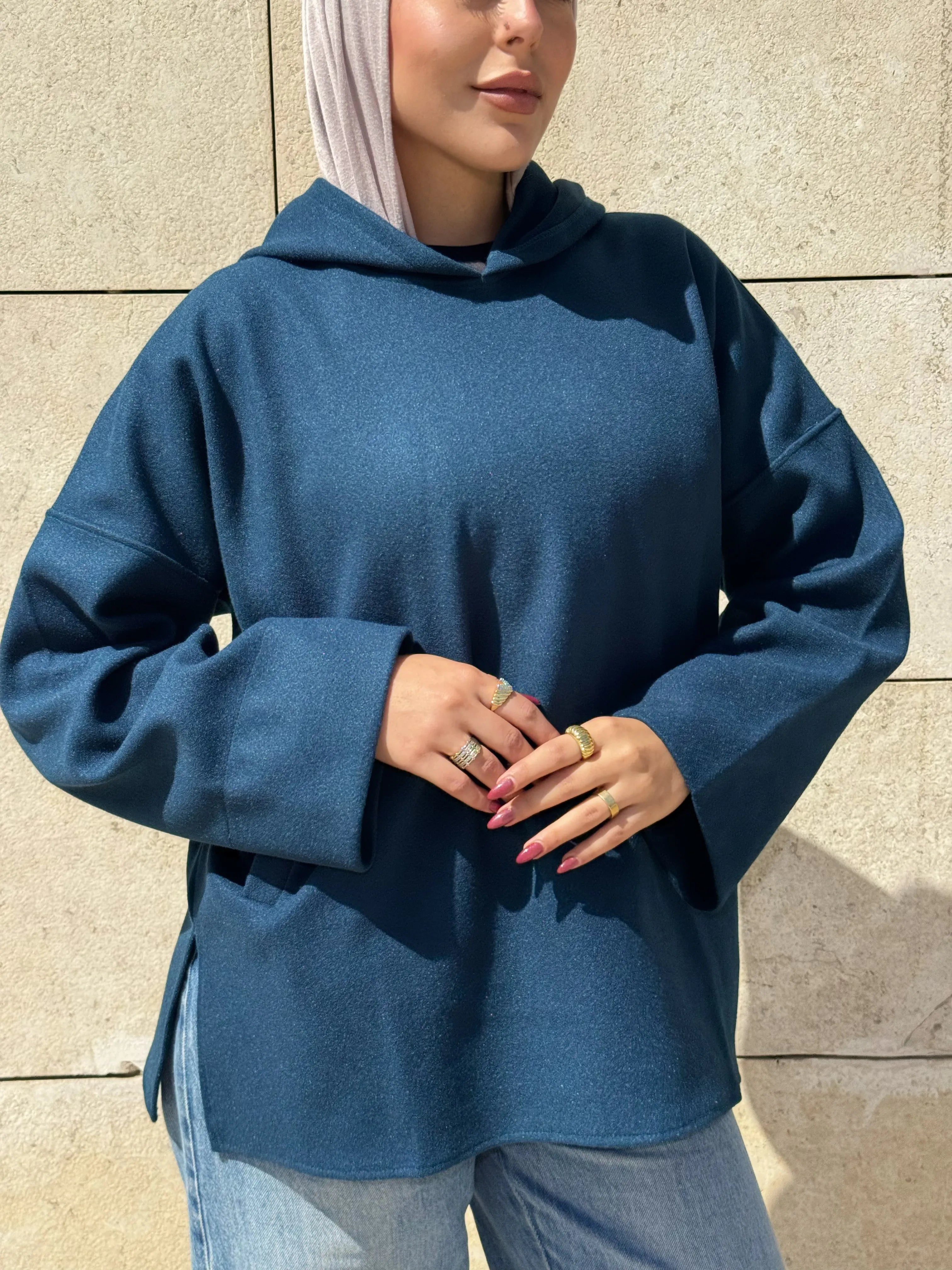 Ease Hoodie Petrol