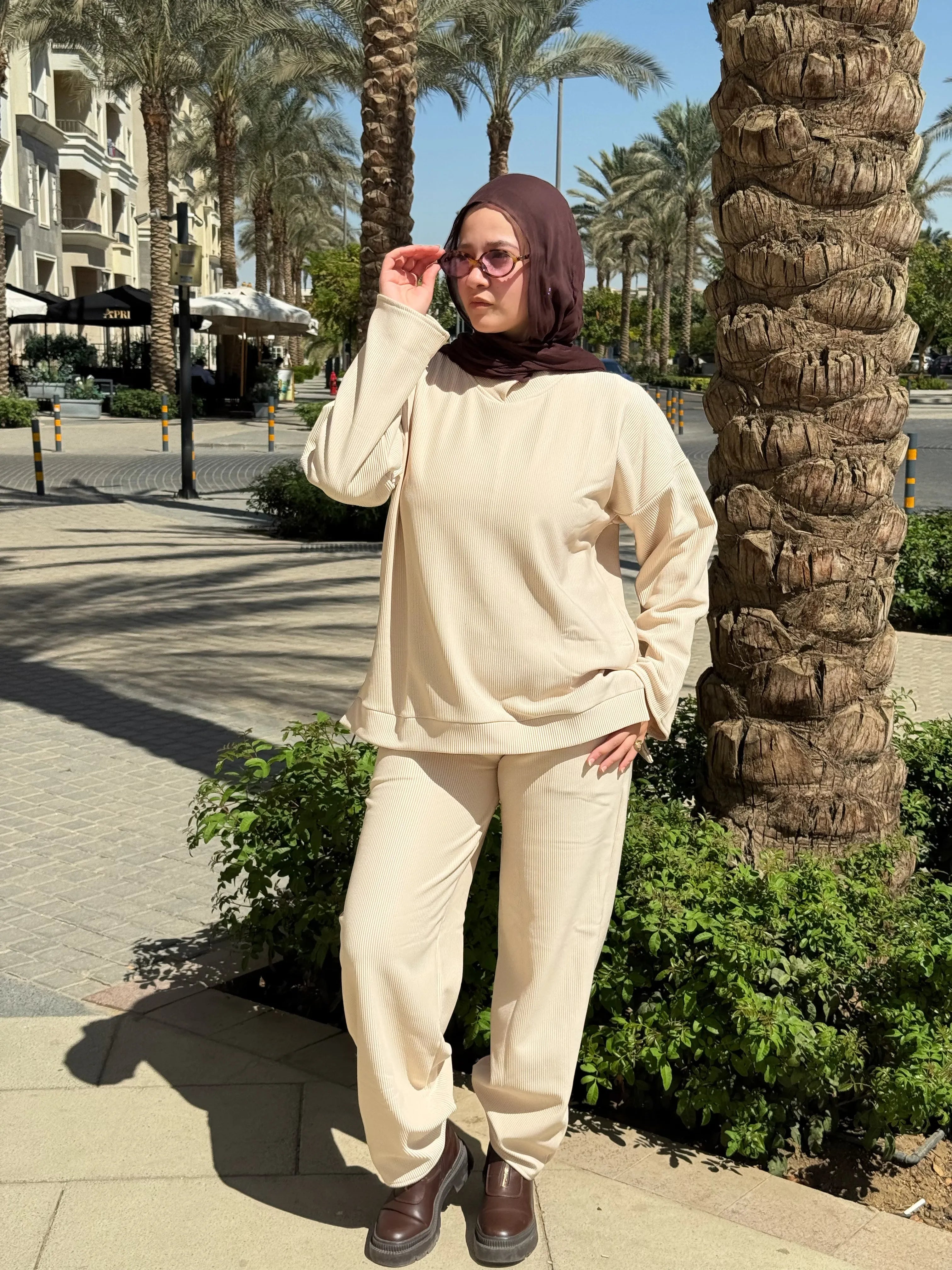 winter suit Beige