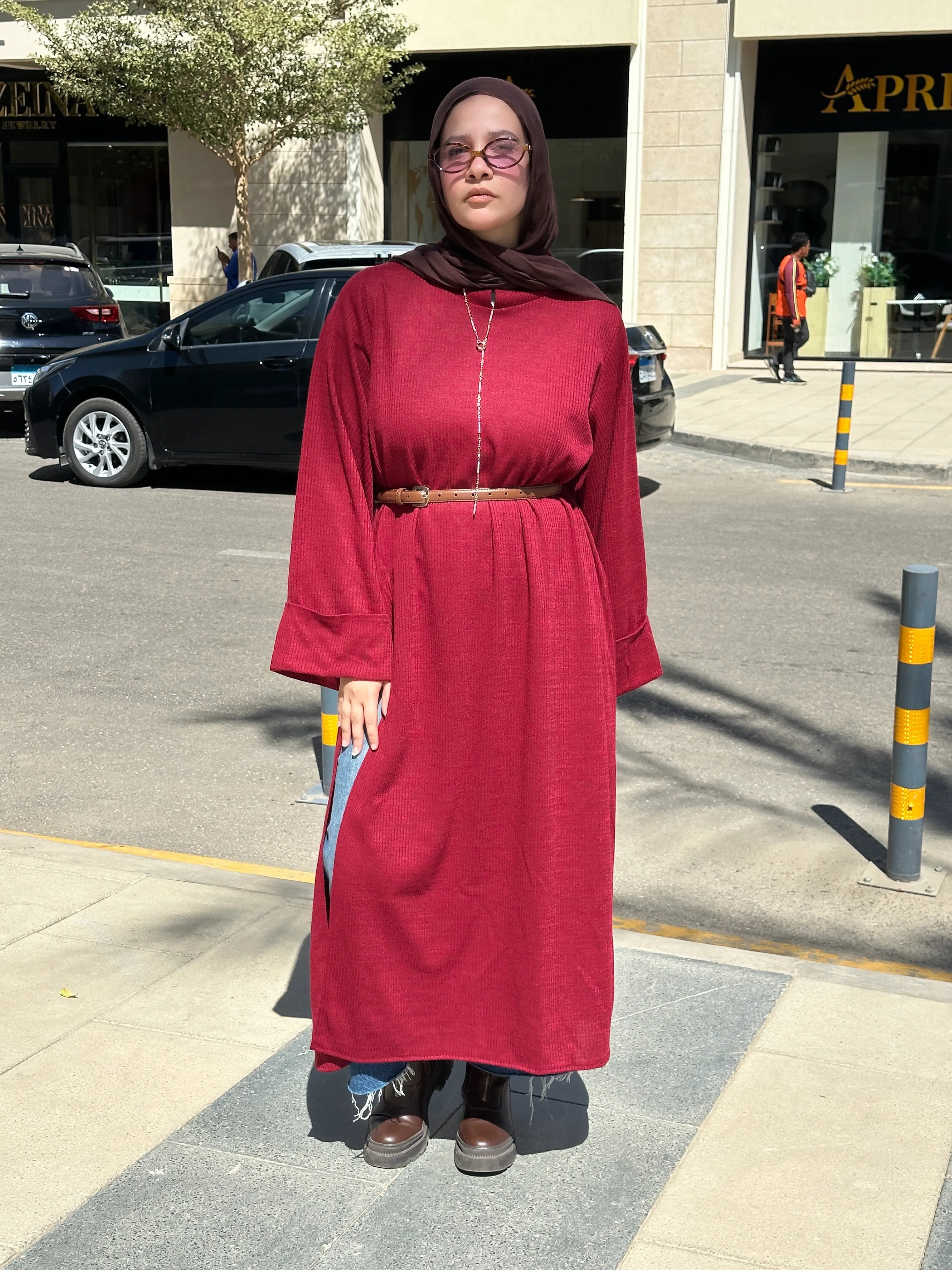 cozy blouse Burgundy