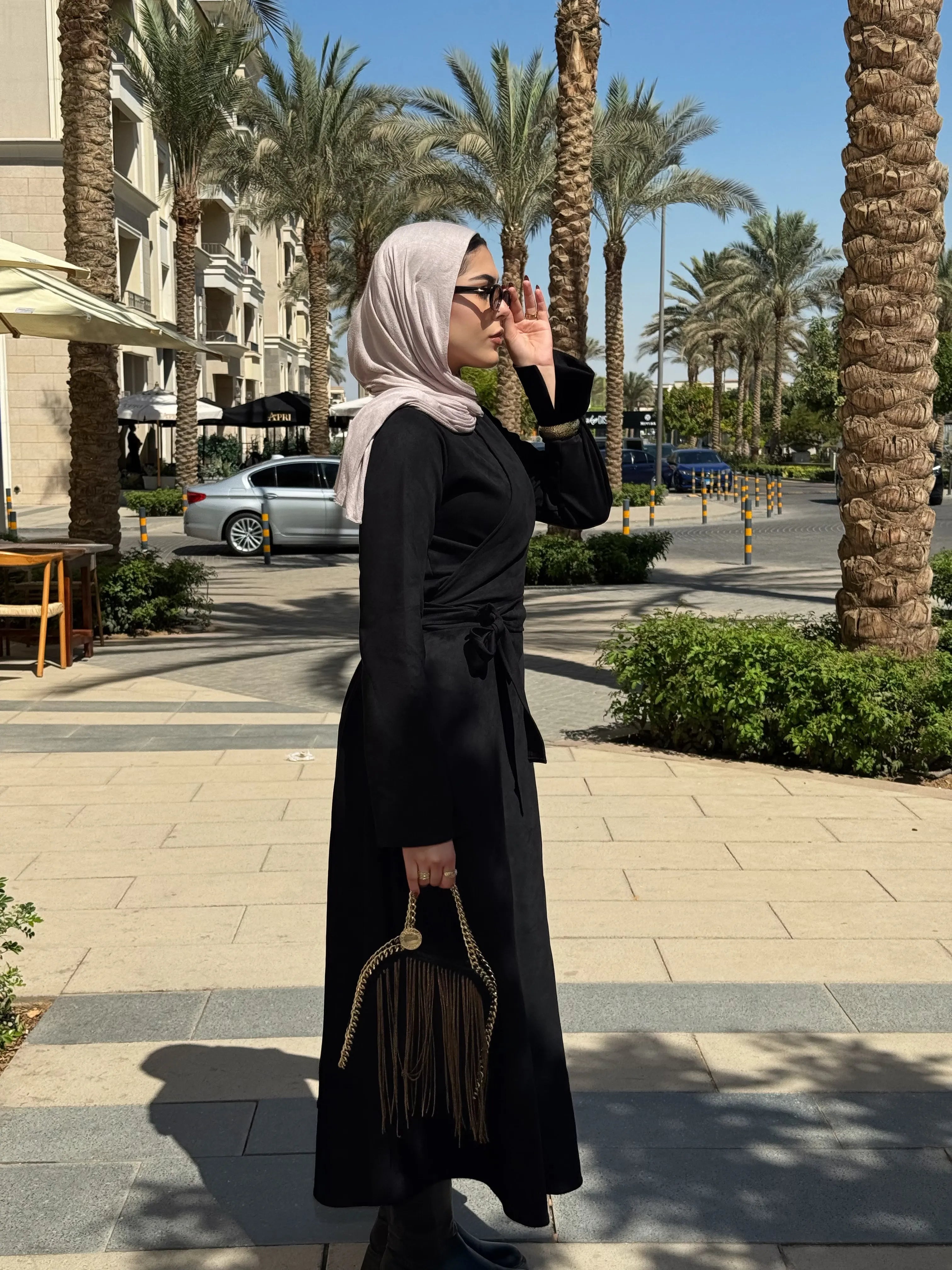 Wrap suit Black
