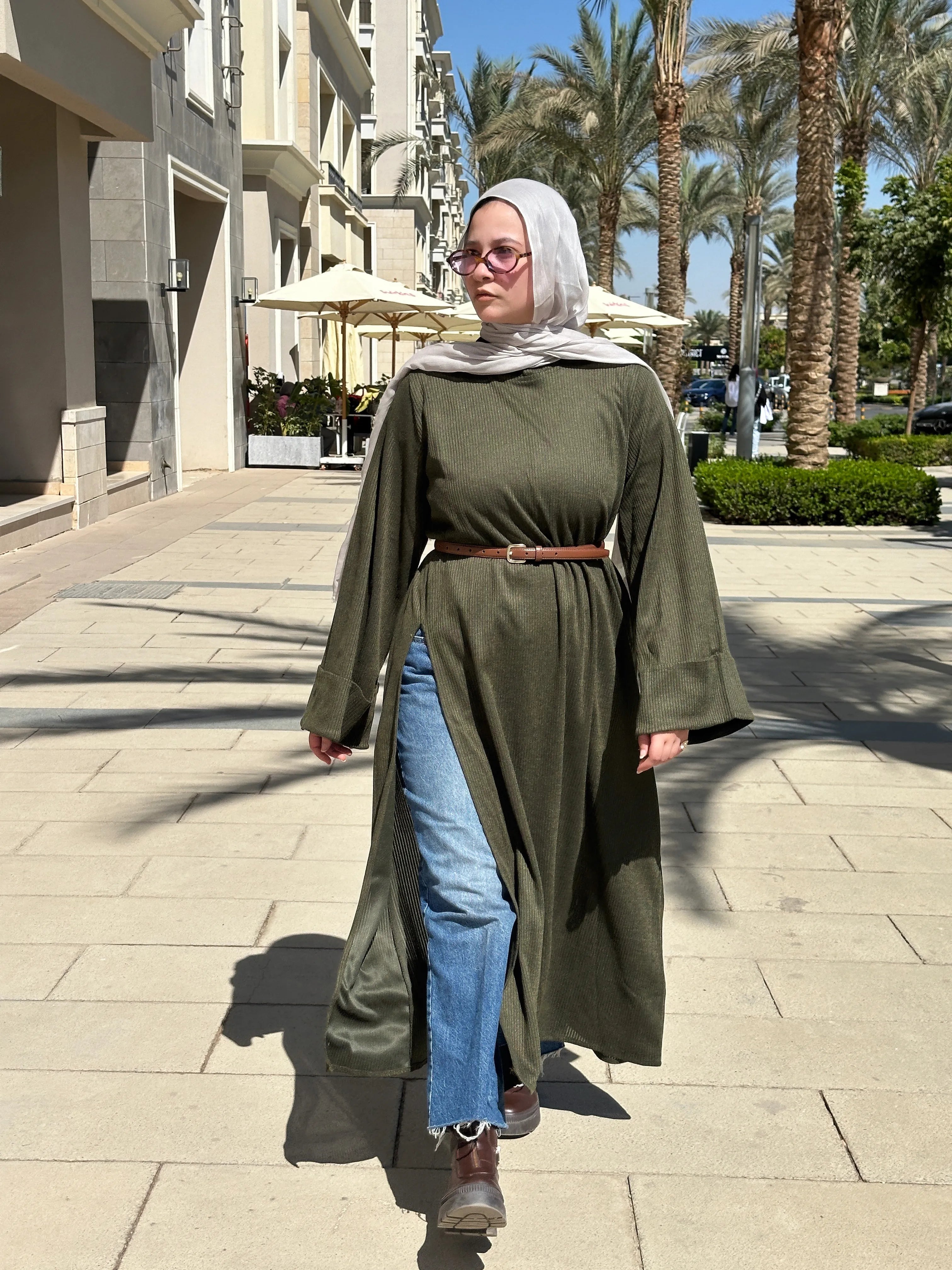 cozy blouse Olive