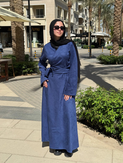 Wrap suit Navy