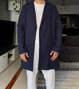 Men Coat Navy