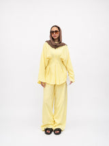 Linen set Yellow