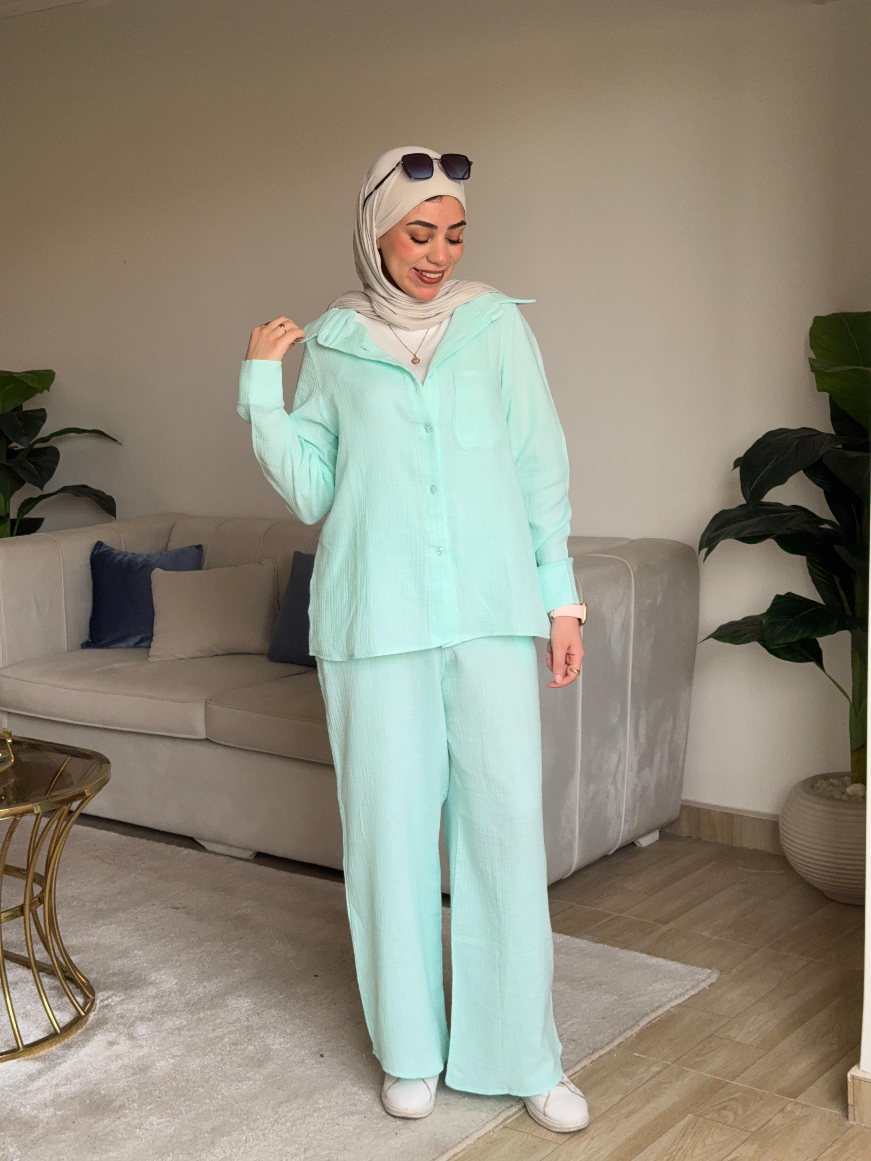 Crinkle Set🍭 Mint Green