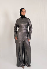 Shimmery set Silver