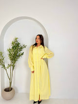 Casual summer dress Yellow