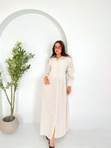 Casual summer dress Beige