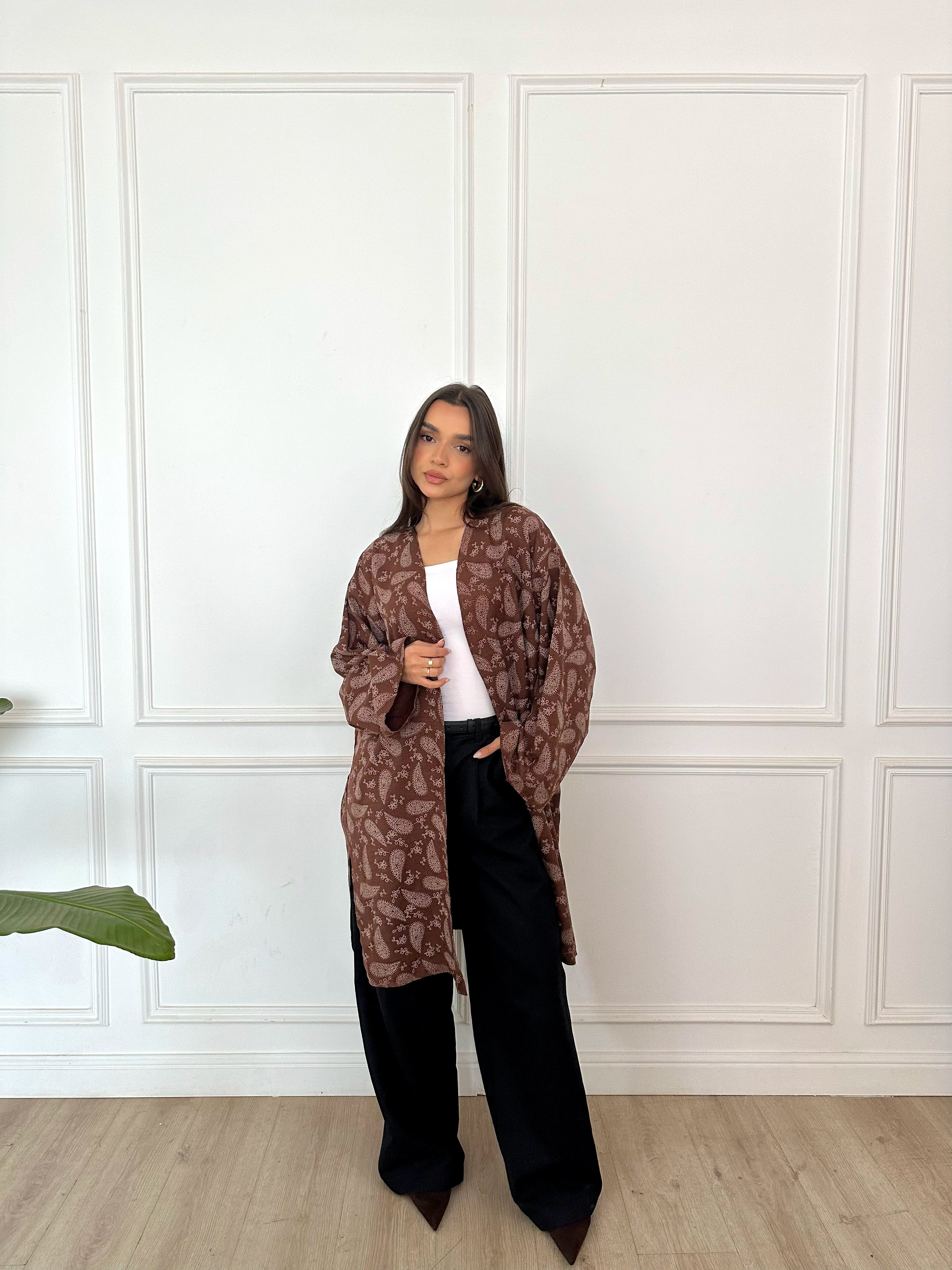 Sunlight Cardigan Brown Free Size – Fits up to 95 kg