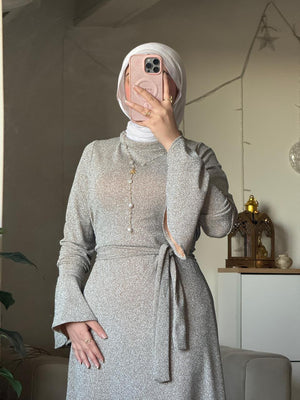Glittery Dress Silver