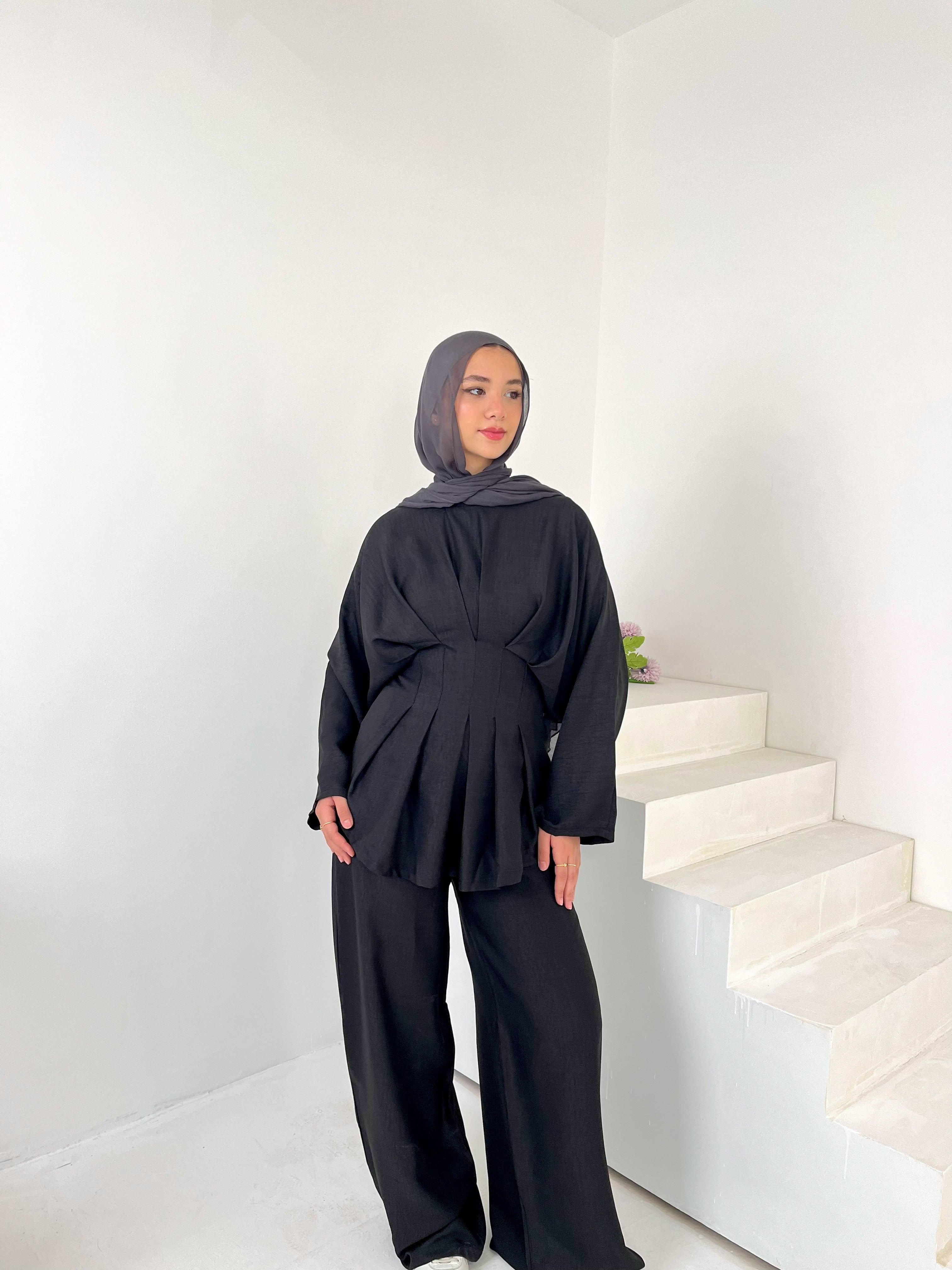 Linen set Black