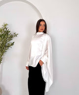 Evening blouse One Size — fits up to 95 kg White