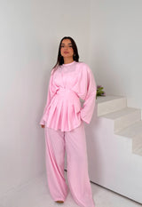 Linen set Pink