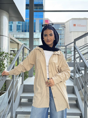Winter chemise - شيميز شتوي Beige
