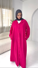 Shirt dress Hot pink